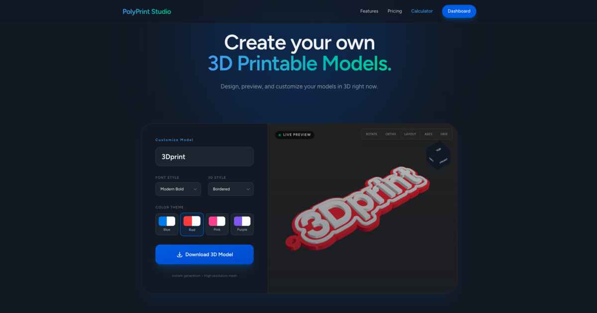PolyPrint Studio